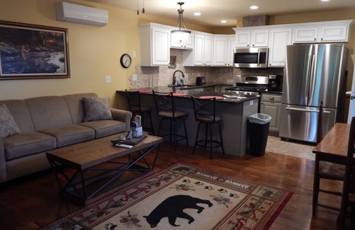 Flippin House | Nicest Cabin On The White River NEW RIVERFRONT DECK AND STONE STAIRS