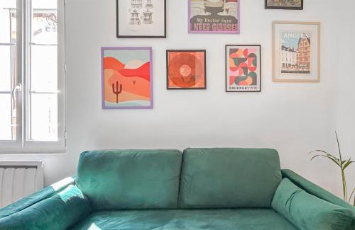 Angers Apartment | Nid douillet cosy au cœur d'Angers, idéal à deux