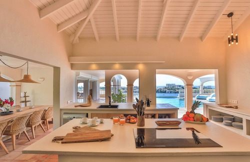 Les Terres Basses Villa | Nouveau : Villa Coco Signature, Vue 180° Lagon-mer