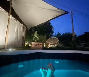 Saint-Julien Cabin | Noccemada "Spirit of Bali" Lodge, Pool & Spa