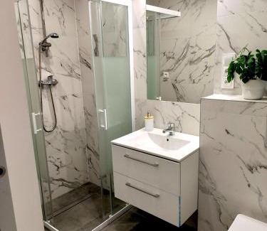 Pabianice Apartment | Noclegi Duet House Green Harmony Studio wejście na kod CENTRUM Ptak, Orientarium, Mandoria, Fala, Centrum Zdrowia Matki Polki, bezpłatny parking, klimatyzacja