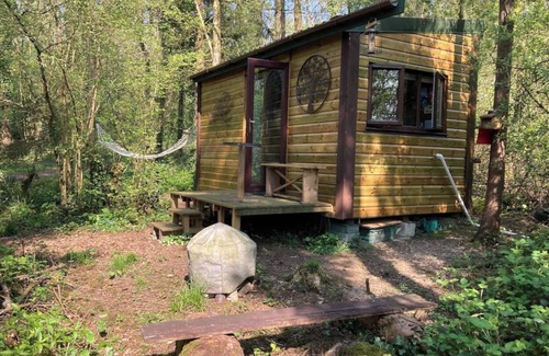 Cowbridge Cabin | Noddfa (refuge/sanctuary) off-grid woodland retreat near ediculture community