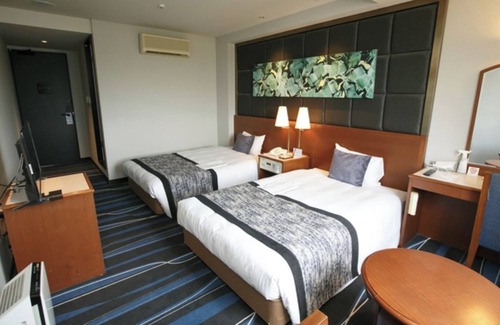 Kita Ward Hotel | Nonsmoking 8F Twin Room Park View Free flat pa/Okayama Okayama