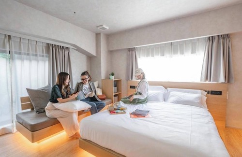 Tenjin Hotel | Nonsmoking Deluxe double room with balcony R/Fukuoka Fukuoka