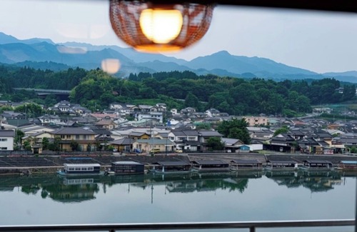 Hita Hotel | Nonsmoking DX Twin Room with River View Room o/Hita Ōita