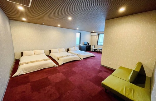 Narita Hotel | NonsmokingSemidouble family room with cypress bath/Narita Chiba