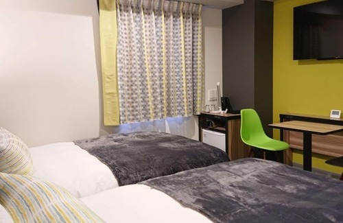 Nago Hotel | NonsmokingUniversal Twin RoomBreakfast include/Nago Okinawa