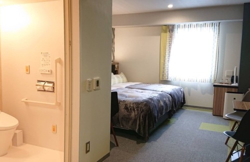 Nago Hotel | NonsmokingUniversal Twin RoomBreakfast include/Nago Okinawa