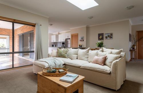 Koonya House | Norfolk Bay Retreat - views over the sea and vines