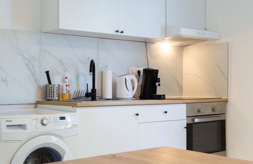 Klushof Apartment | North apartment 6 I 1 room with WLAN & walk-in rain shower