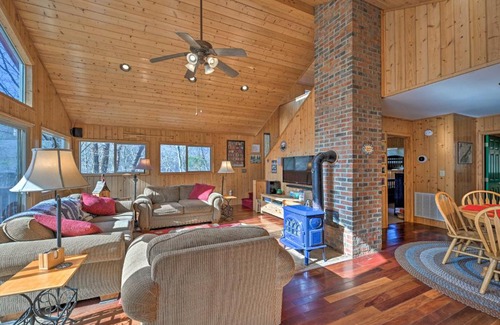 Bryson City House | North Carolina Escape with Deck, Grill and Fire Pit!