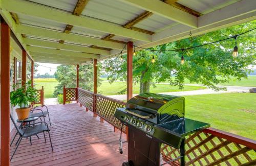 New Haven  Huron County House | North Fairfield Family Home with Hot Tub and Porch!