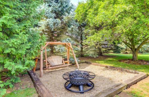 New Haven  Huron County House | North Fairfield Family Home with Hot Tub and Porch!