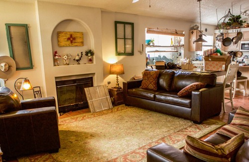 Alban Hills House | North Valley Suite 1: Bedroom, Office, Private Bathroom, Gym, Trails