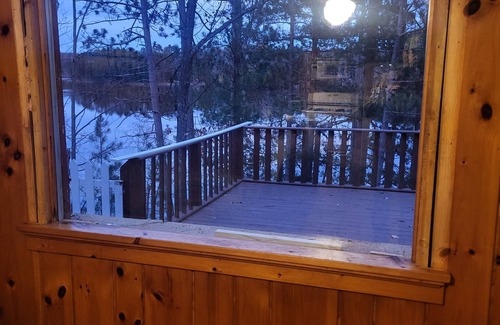 Florence Cabin | Northern Wisconsin Waterfront Cabin Lake Ellwood Spread Eagle WI