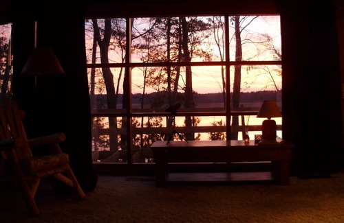 Conover Cabin | Northwoods Cabin on 900-Acre Lake Buckatabon with Private Pier
