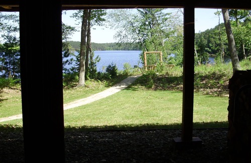 Conover Cabin | Northwoods Cabin on 900-Acre Lake Buckatabon with Private Pier
