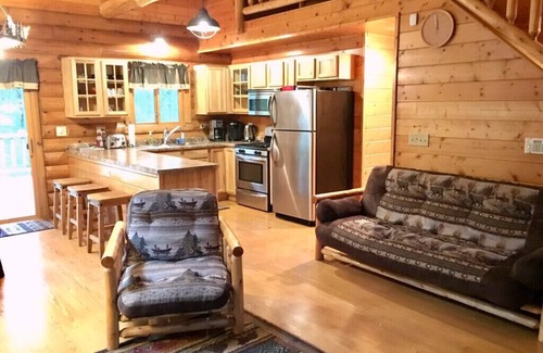 Babcock Cabin | Northwoods Hideaway – Near Lake, Trails, Fireplace & Fire Pit for Year-Round Fun