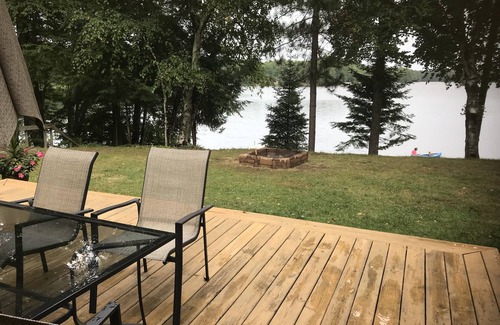 Rhinelander House | Northwoods Lakehouse Getaway on Lake Julia with walkout WI beach