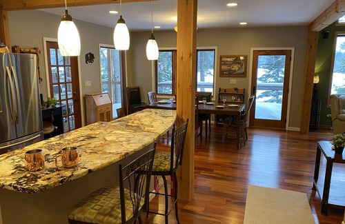 Winter House | Northwoods Tranquility awaits on Blaisdell Lake