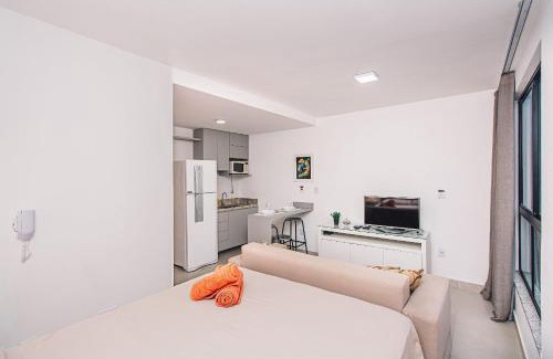 Centro Apartment | Nosso Apê On Marechal: Ar-condiconado | Wi-fi | Vaga p/ moto - NA0302