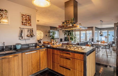 Hoofddorppleinbuurt Boat Rental | Nova Houseboat Deluxe. 180m2 Water villa on the Amsterdam Lake with free bikes