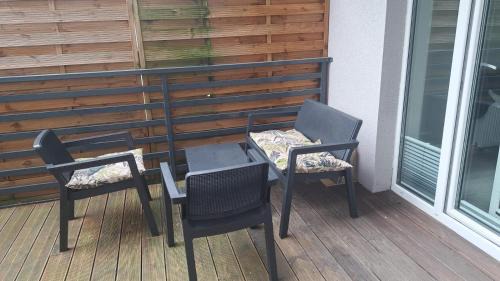 Szczecinek Apartment | Nowoczesny apartament z dużym tarasem, 2 pokoje