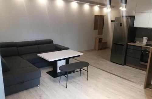 Szczecinek Apartment | Nowoczesny apartament z dużym tarasem, 2 pokoje