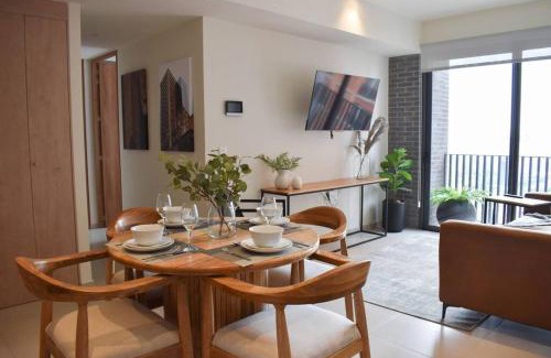 Guadalajara Apartment | Nuevo Depa con increible vista en YU Country 1804
