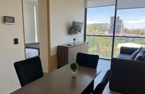Zapopan Apartment | Nuevo Departamento con Terraza, Alberca y Gimnasio