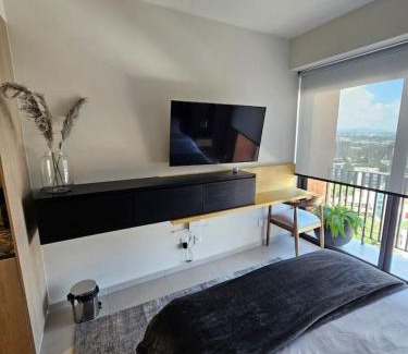 Guadalajara Apartment | Nuevo Loft con increible vista en YU Country 1507B