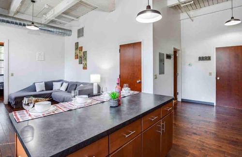 Rochester Apartment | NY Style Centric Loft with King Bed by Park av