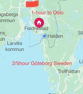 Sarpsborg Apartment | Nyoppusset og romslig leilighet med 6 soveplasser i et familievennlig område