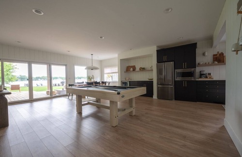 Clarklake House | Oakwood Shores with private boat dock + beach access