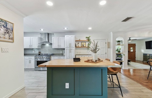 Riverside Heights House | Oasis Group Retreat, Pool, Hot Tub, Outdoor Fun for Up to 16 Guests
