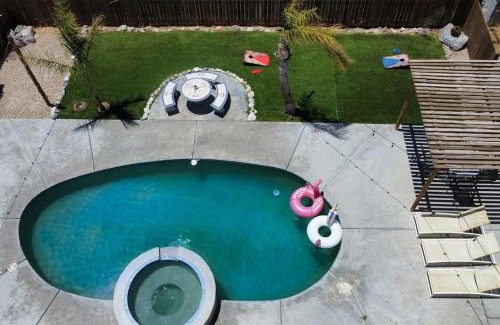 Desert Hot Springs House | Oasis tranquil home Retreat Private Pool, Spa, and BBQ