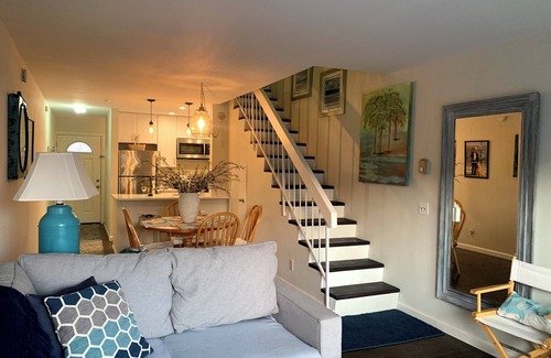 Port Hueneme Condo | Ocean and Pool Views from the Living Room and Bedroom!