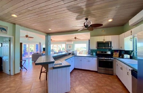 North Palmetto Point House | Ocean Breeze, steps to the beach! Generator, Starlink internet, filtered water.