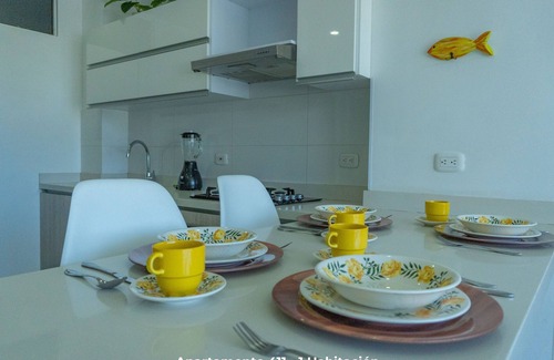 Santa Marta Apartment | Ocean Club 411, Perfecto Para dos Personas a Pocos Pasos del Mar Caribe