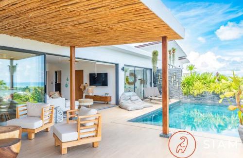 Plai Laem Villa | Ocean Dream 3br Boho Chic & Private Pool Sea View