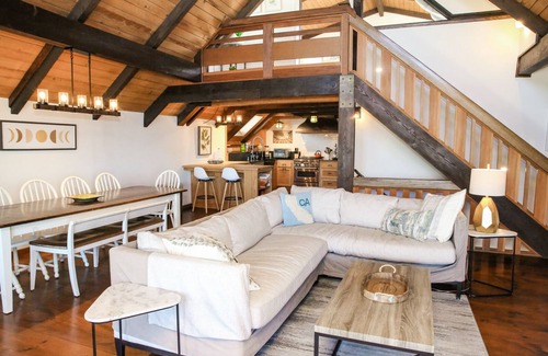 San Simeon House | Ocean Front Beach Home on Moonstone, Multiple decks, game room and views!