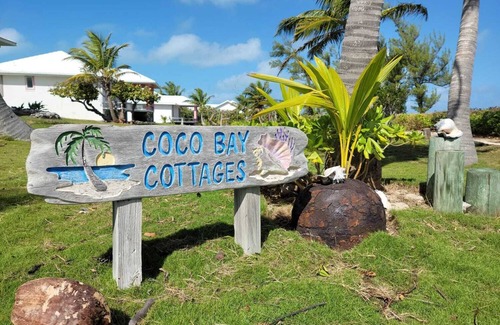 Green Turtle Cay House | OCEAN FRONT Conch Shell-Green Turtle Cay with a dock- JULY AVAILABILITY!