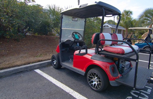 Oceanmarsh Subdivision Villa | Ocean Front + Golf Cart + Private Deck = Sea Island Magic