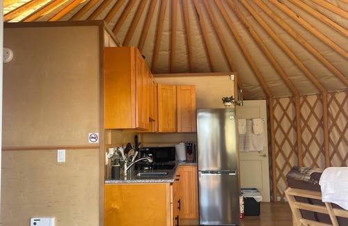 Powell River Cottage | Ocean front luxury yurt on beautiful landscaped property