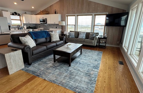 North Topsail Beach House | Ocean Front Home with amazing views, hot tub, elevator and game-room.