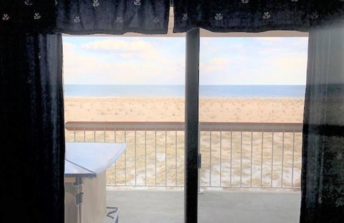 Beach Haven Condo | Ocean front with beautiful ocean view from deck
