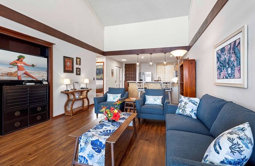 Keauhou Condo | 🏖️Ocean & Golf Course Views | 2 Bdrm with Loft | AC | Private Lanai