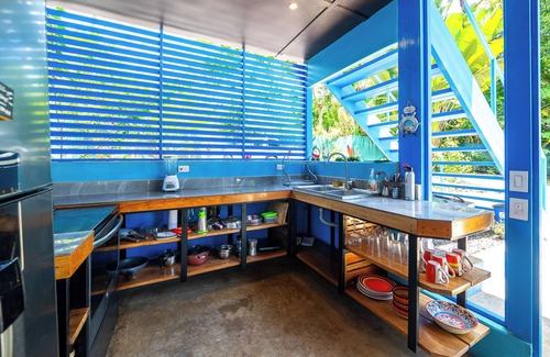 Pavones House | Ocean jungleviews, modern house in Pavones with AC, WiFi, bidets, hot water.