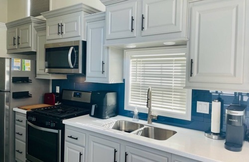 Surfside Beach House | Ocean Lakes Site S33 - Unique Experience! Tiny House w/Loft & Sleeper!