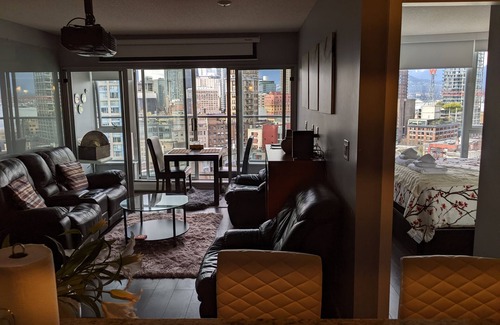 Gastown Apartment | Ocean, Mountain, City Views, Fully Furnished, Downtown Vancouver